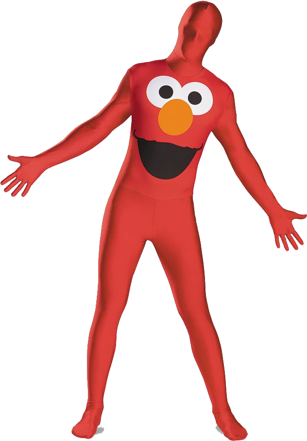 Elmo Costume Adult Clipart (1000x1000), Png Download