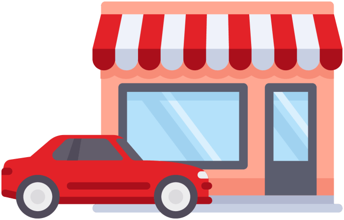 Curbside Pickup Vector Clipart (700x448), Png Download