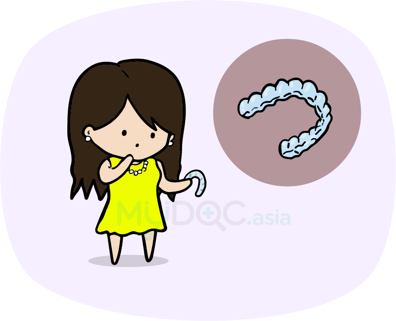 Vacuum Formed Retainer - Illustration Clipart (800x650), Png Download