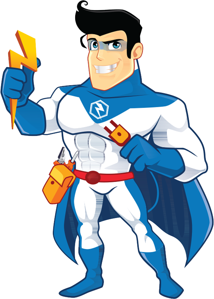 Electrician Oxfordshire - Electrician Hero Clipart (770x1029), Png Download