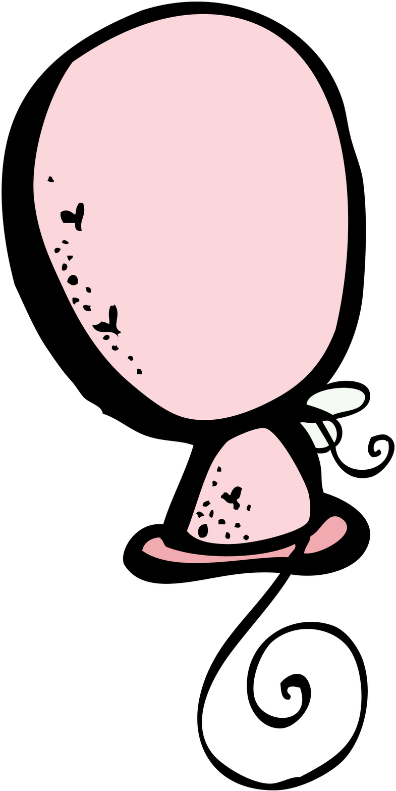 Pin By Nicole Reyes - Balloon Clipart By Melonheadz - Png Download (810x1600), Png Download
