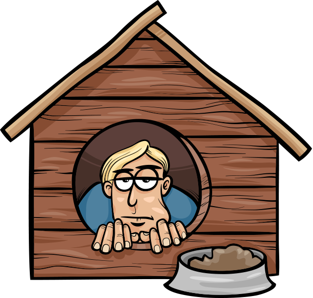 Dog House Cartoon Clipart (630x600), Png Download
