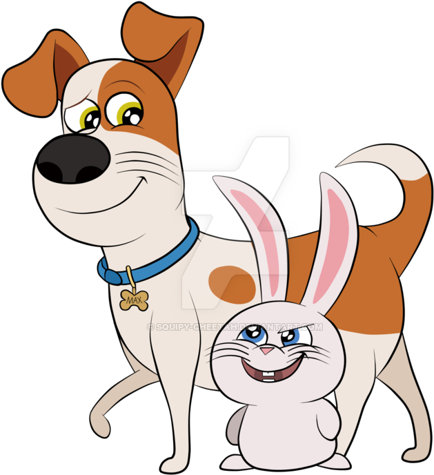 Pet Clipart Secret Life Pets - Pet - Png Download (629x688), Png Download