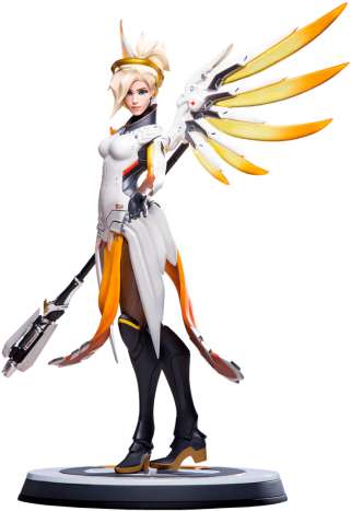 Mercy Statue - Mercy Statue Overwatch Clipart (960x540), Png Download