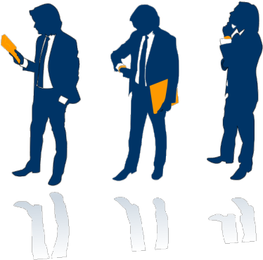 Business People Silhouette Png Images - Clip Art Business Transparent Png (600x600), Png Download