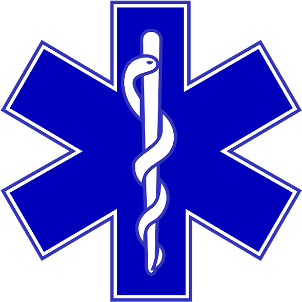 Medical Symbols - Star Of Life Png Clipart (612x612), Png Download