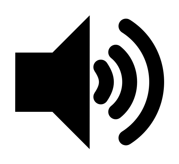 Download Hd High Contrast Audio Volume High - Audio Clip Art - Png Download (601x550), Png Download