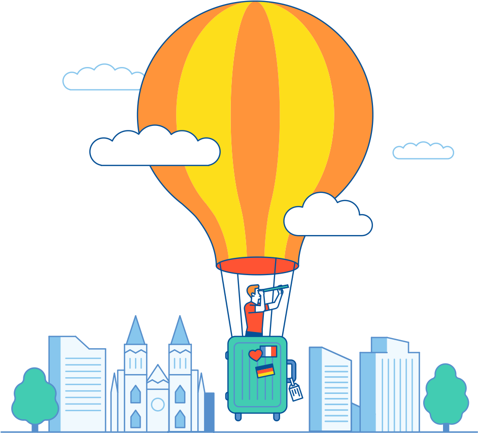 Hot Air Balloon Clipart (1000x903), Png Download
