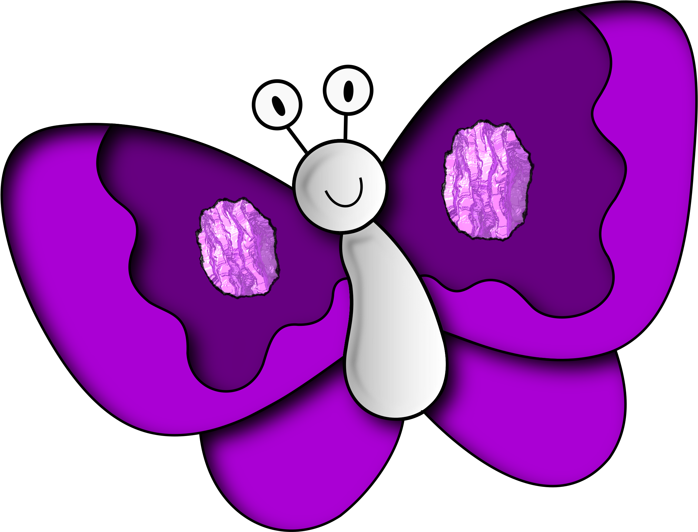 Butterfly Purple - Paru Paro Clipart - Png Download (800x800), Png Download
