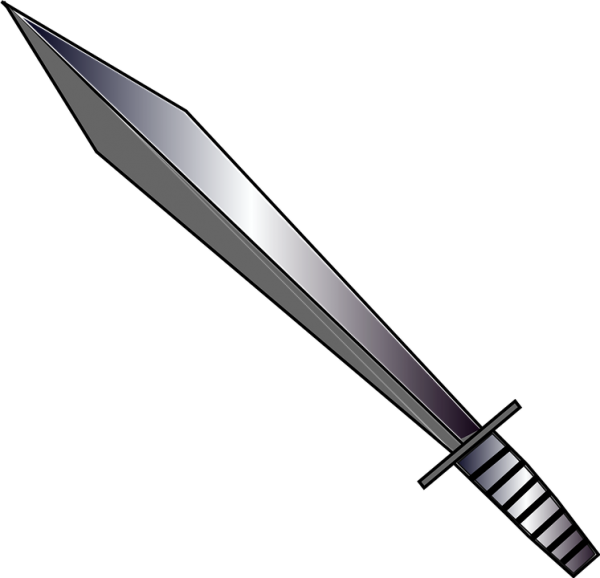 Sword Clipart Png Transparent Png (600x578), Png Download