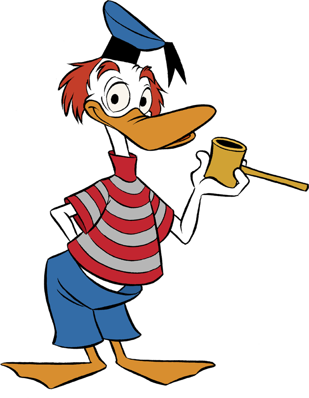 Dessin D"henrieke Goorhuis - Moby Duck Disney Clipart (621x800), Png Download