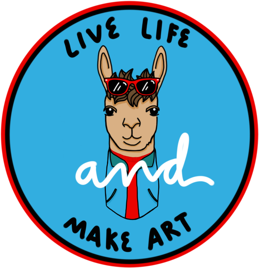 Cool Merton Llama Clipart (1000x1000), Png Download