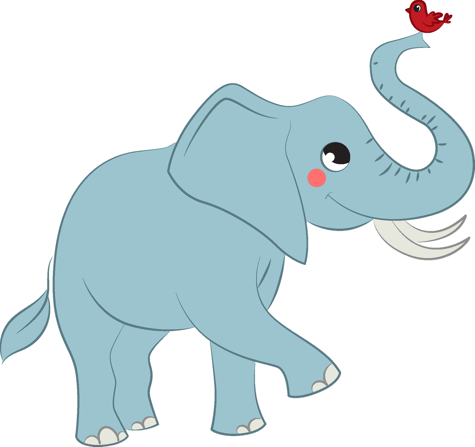 Indian Elephant Clipart (1920x1805), Png Download