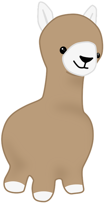 Alpaca Clipart (606x720), Png Download