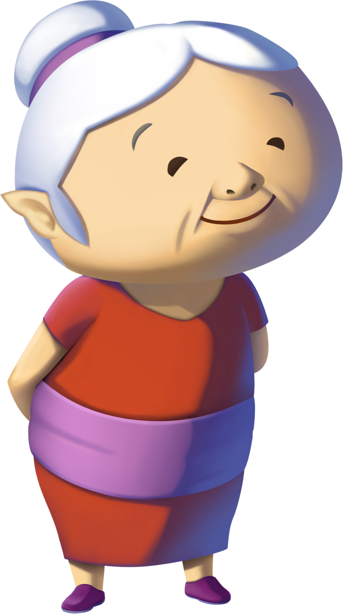 Wind Waker Grandma Clipart (1200x2148), Png Download