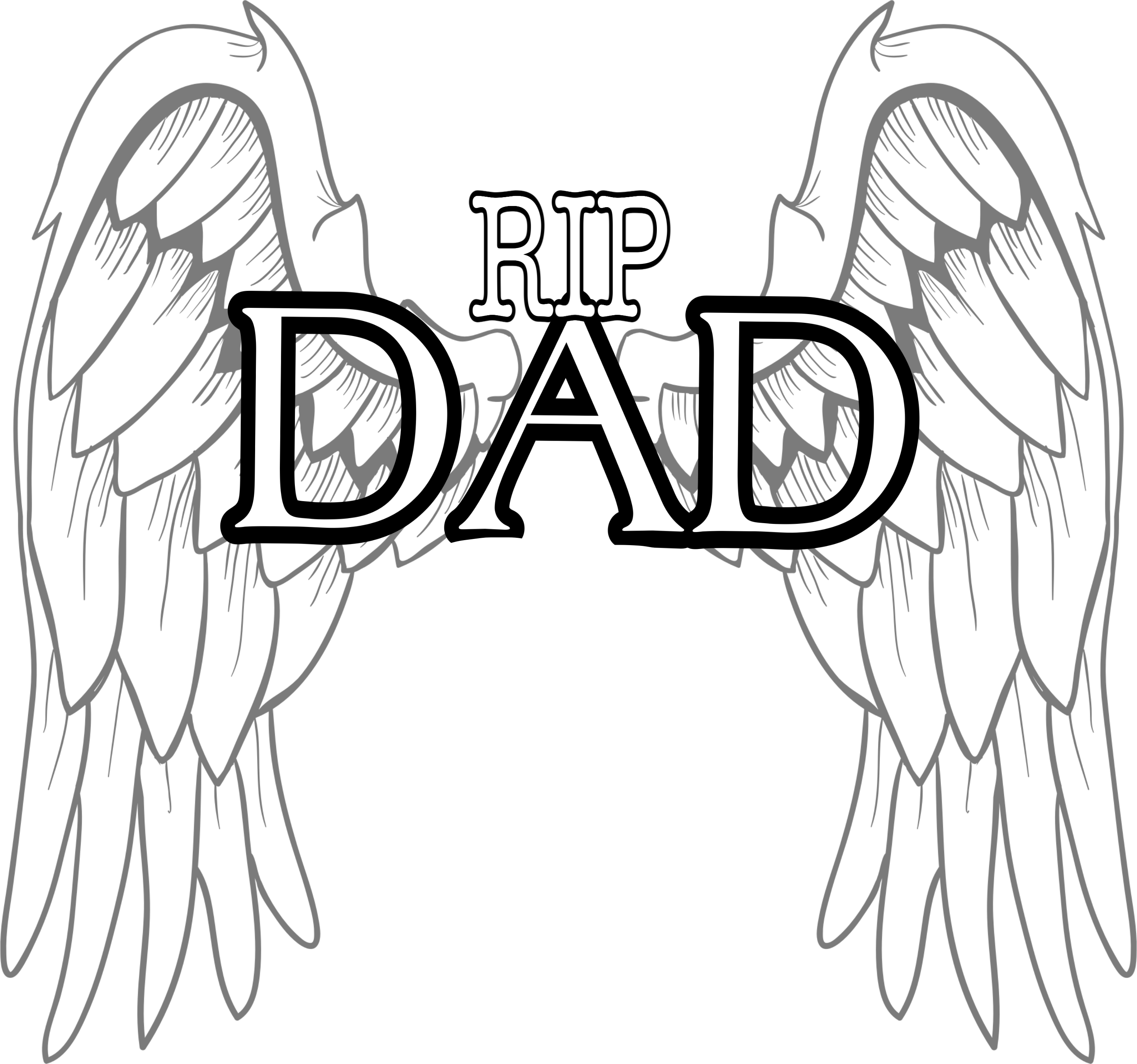 Download Ripdad Angel Heaven Freetoedit Rip Dad Clipart Png Download Full Size Clipart 5446757 Pinclipart