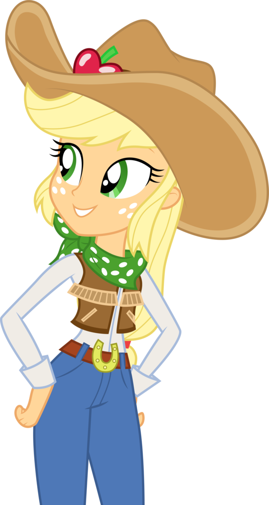 Absurd Res Applejack - Applejack From My Little Pony Equestria Girls Clipart (545x1024), Png Download