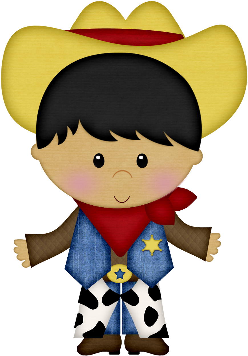 Transparent Wild West Clipart - Tags Tema Fazendinha Menino Loiro - Png Download (869x1245), Png Download