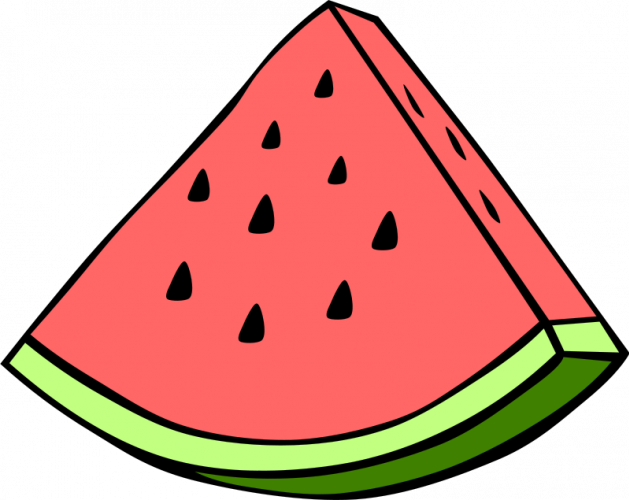Watermelon Clipart Watermelon Vine - Watermelon Clip Art - Png Download (629x500), Png Download
