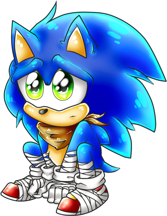 Sonic The Hedgehog Clipart Little - Sonic The Hedgehog Little - Png Download (584x756), Png Download