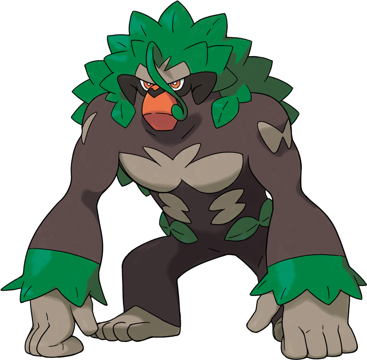 Rillaboom Pokemon Clipart (1200x1200), Png Download