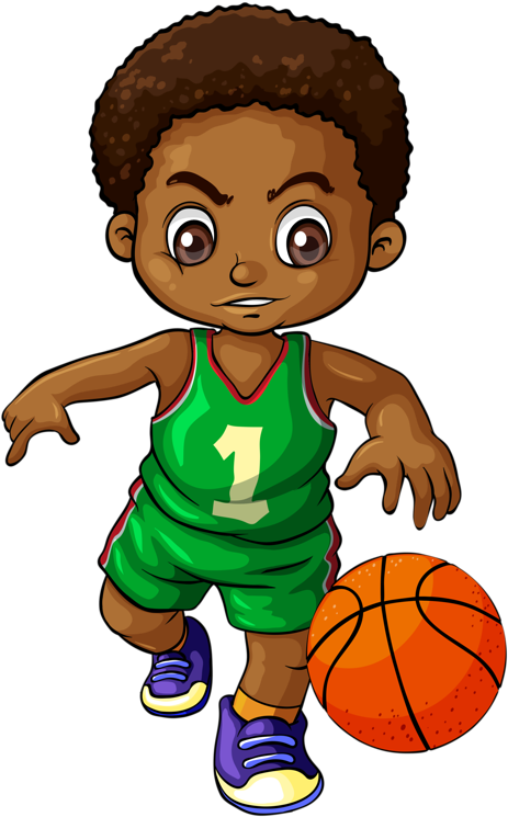 Basketball Team Clipart 3 Boy Black Kid Playing Basketball Cartoon Rugby vector playing snatcher purse player illustrations clip boy trying winning baseball stop field another man graphics