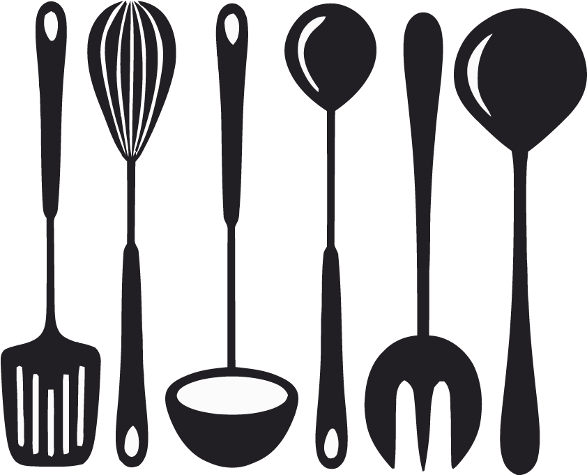 Kitchen Tools Vector - Kitchen Tools Clipart Png Transparent Png (1020x680), Png Download