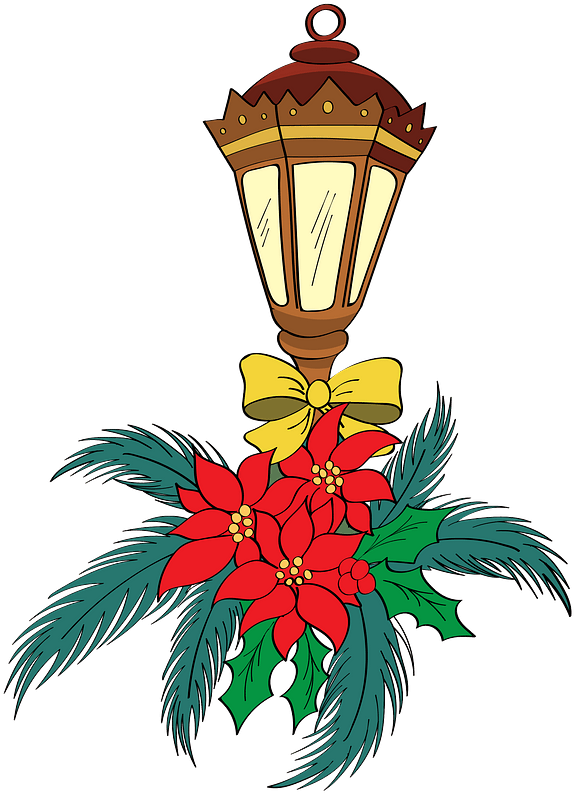 Christmas Lantern Clipart - Illustration - Png Download (800x800), Png Download