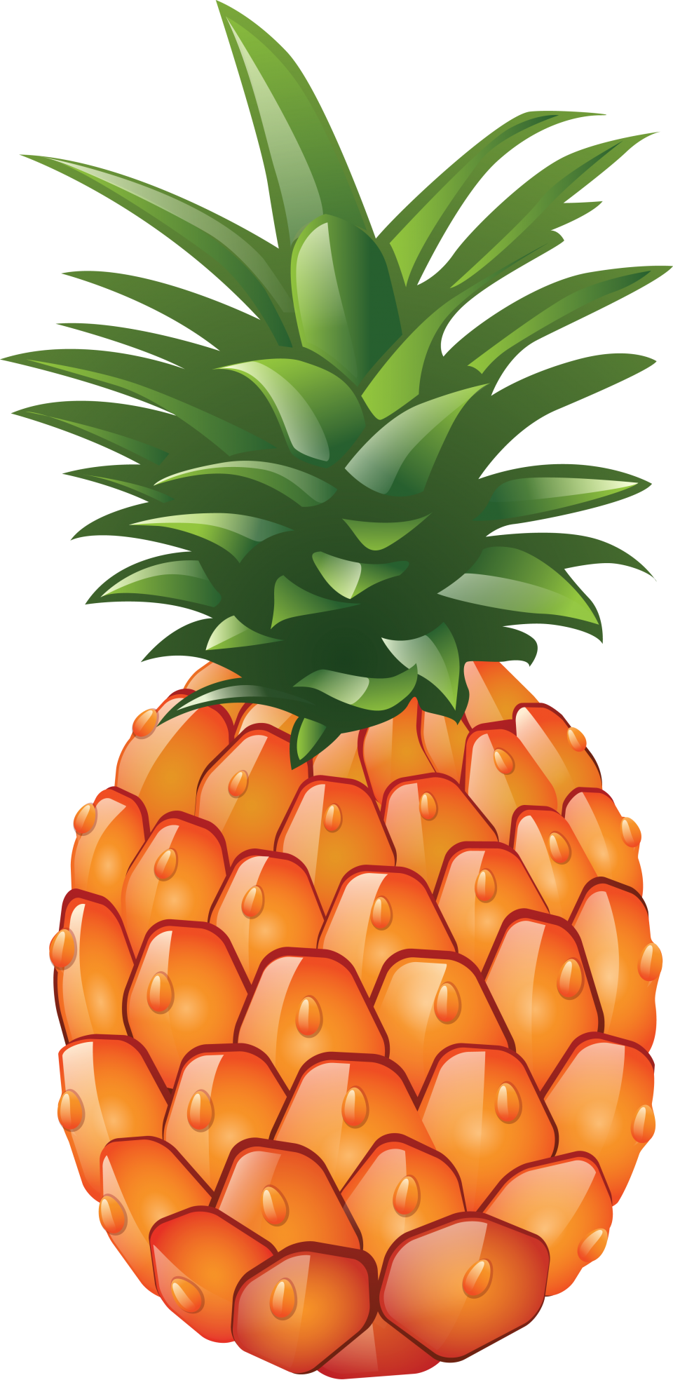 Pineapple Png Image - Dole Plantation Clipart (960x1968), Png Download