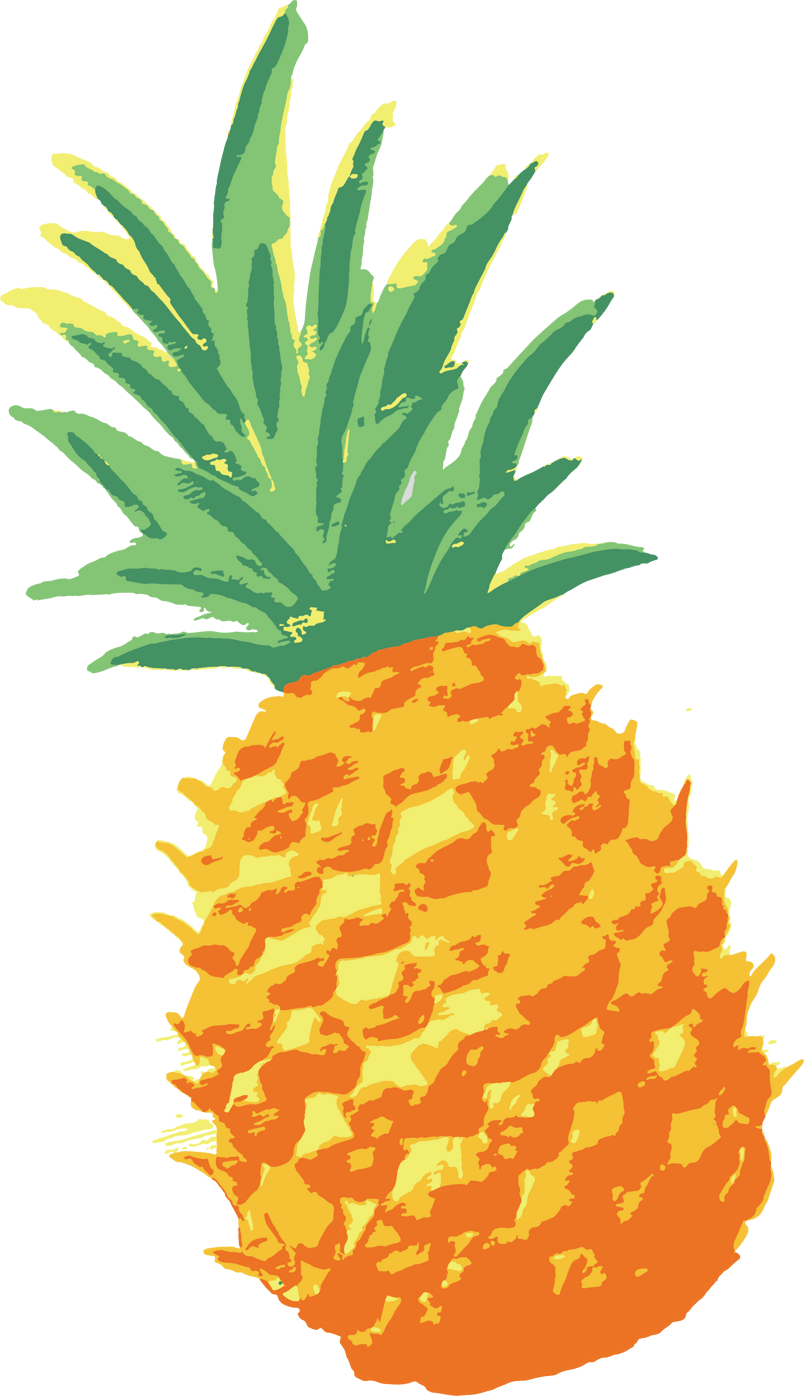 Download Network Ananas Pineapple Watercolor Vector - Watercolor Pineapple Png Clipart (804x1396), Png Download