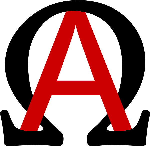 Alpha-omega Symbol - Symbol Alpha And Omega Clipart (600x600), Png Download
