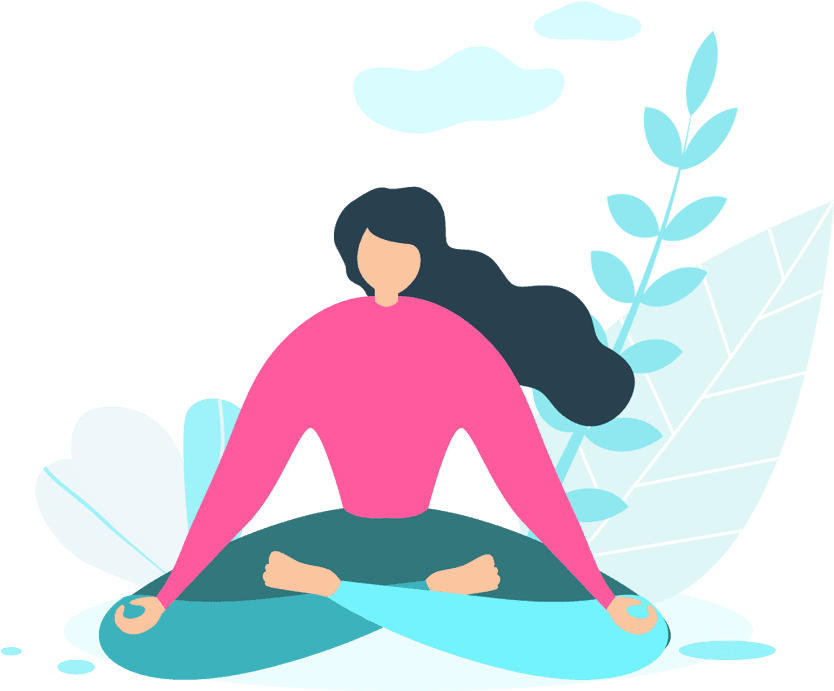 Hr Yoga Clipart (1021x846), Png Download