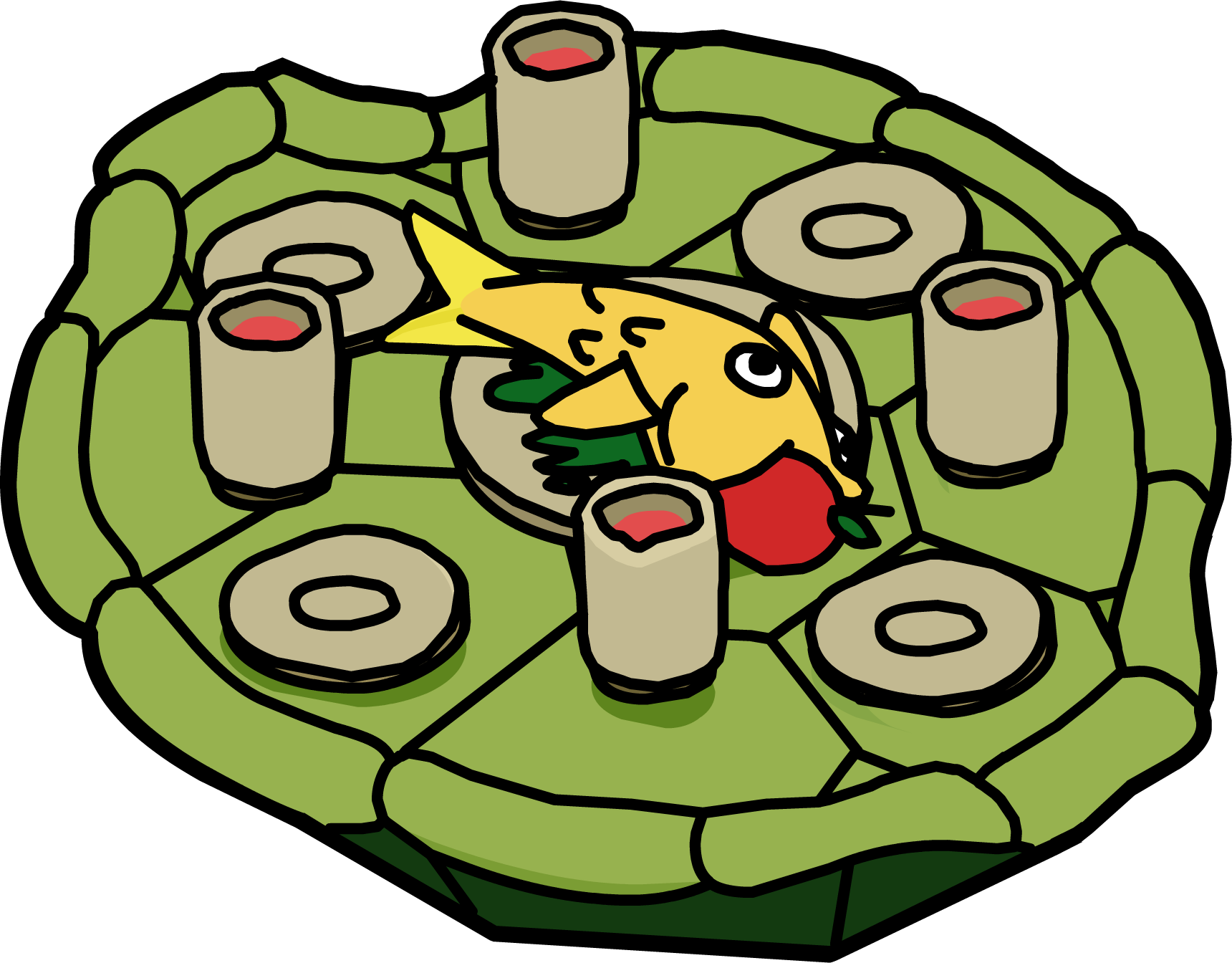 Transparent Dinner Table Clipart - Club Penguin Dining Table - Png Download (1720x1344), Png Download