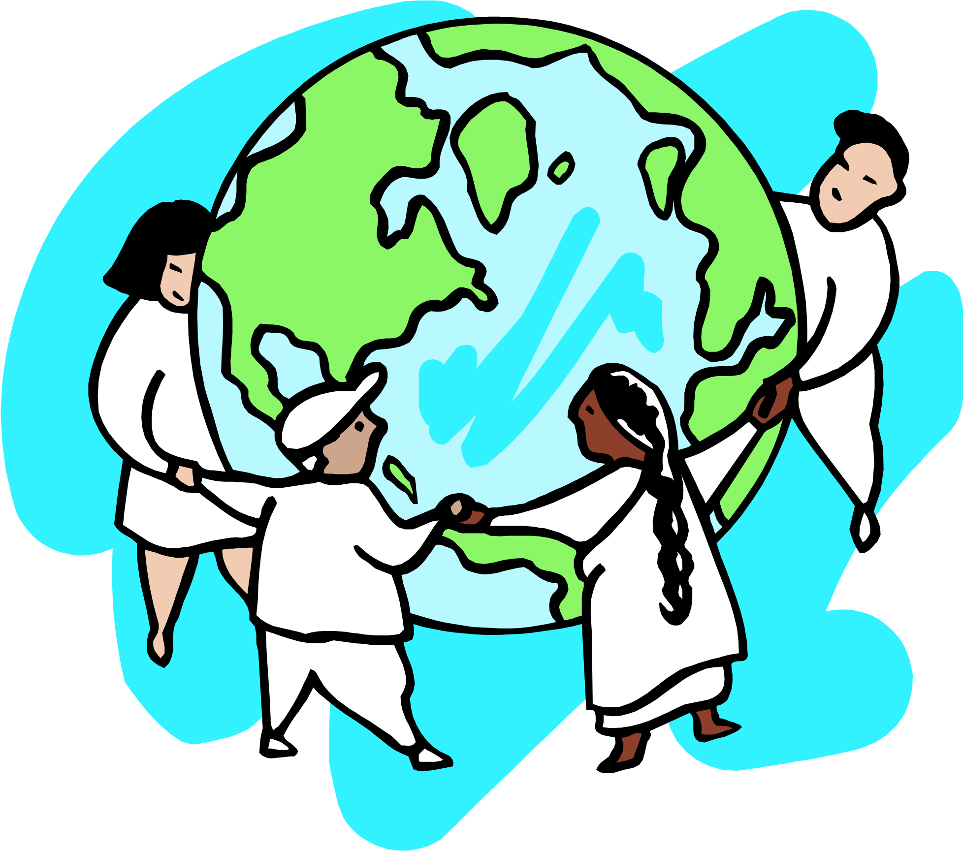 What Is This Years Christian Unity Week’s Theme - Human Environment Interaction Clipart - Png Download (1961x1737), Png Download