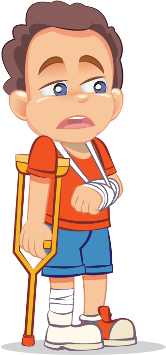 Broken-bones - Cartoon Clipart (1024x1024), Png Download