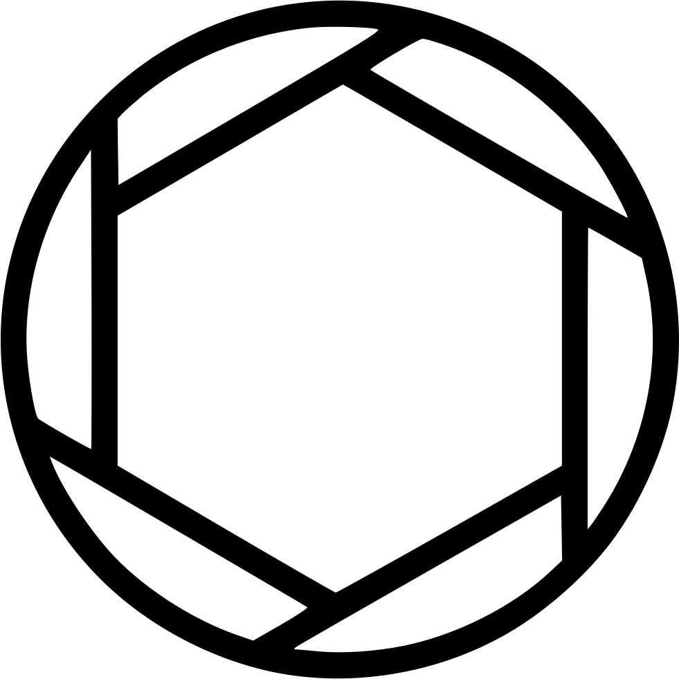 Aperture Camera Capture Focus - Png Of Camera Aperture Clipart (981x982), Png Download