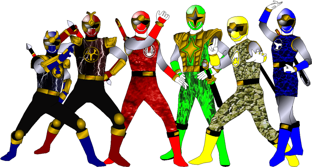 Rocky Desantos Power Rangers Madara Uchiha Elemental - Power Rangers Ninja Storm Cartoon Clipart (1024x599), Png Download