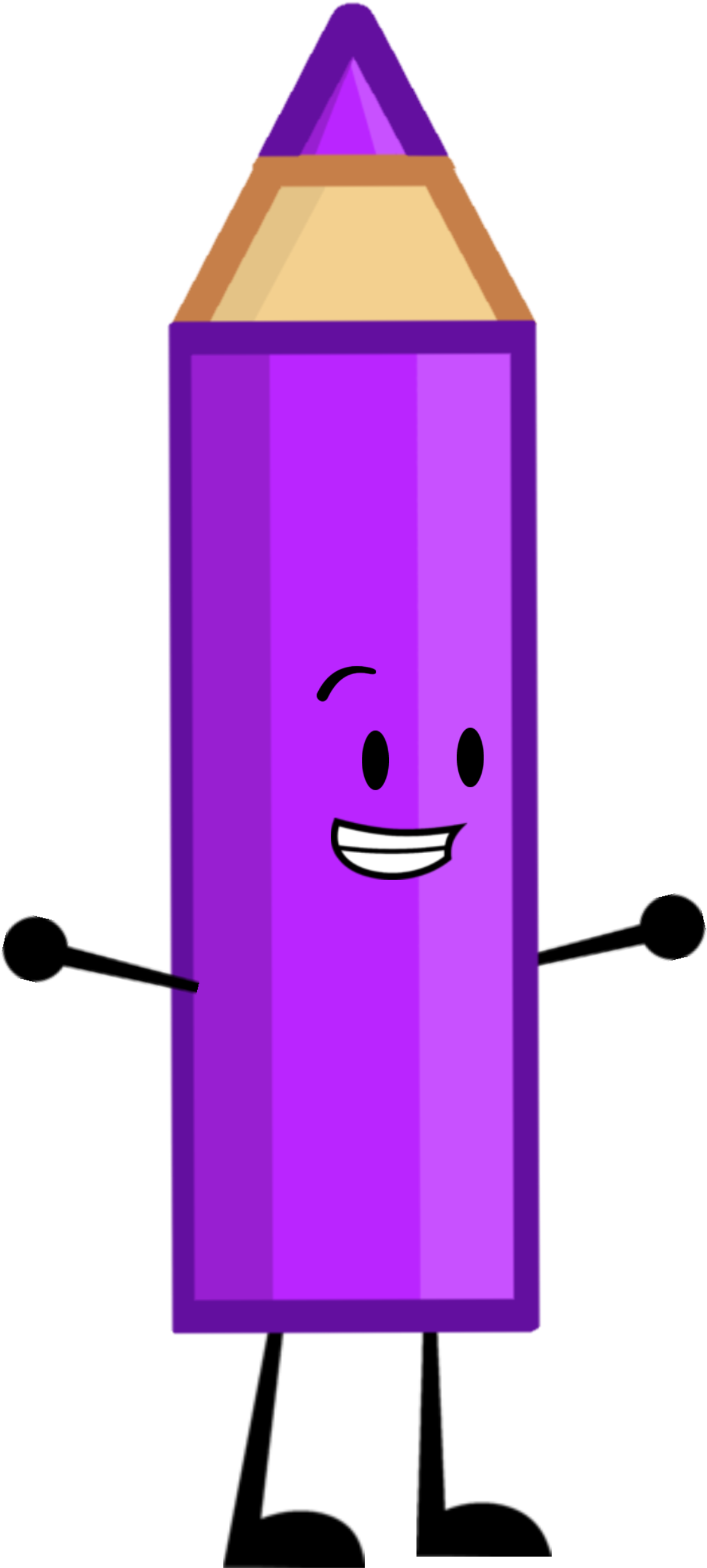 Violet Color Pencil Clipart - Png Download (1838x2690), Png Download