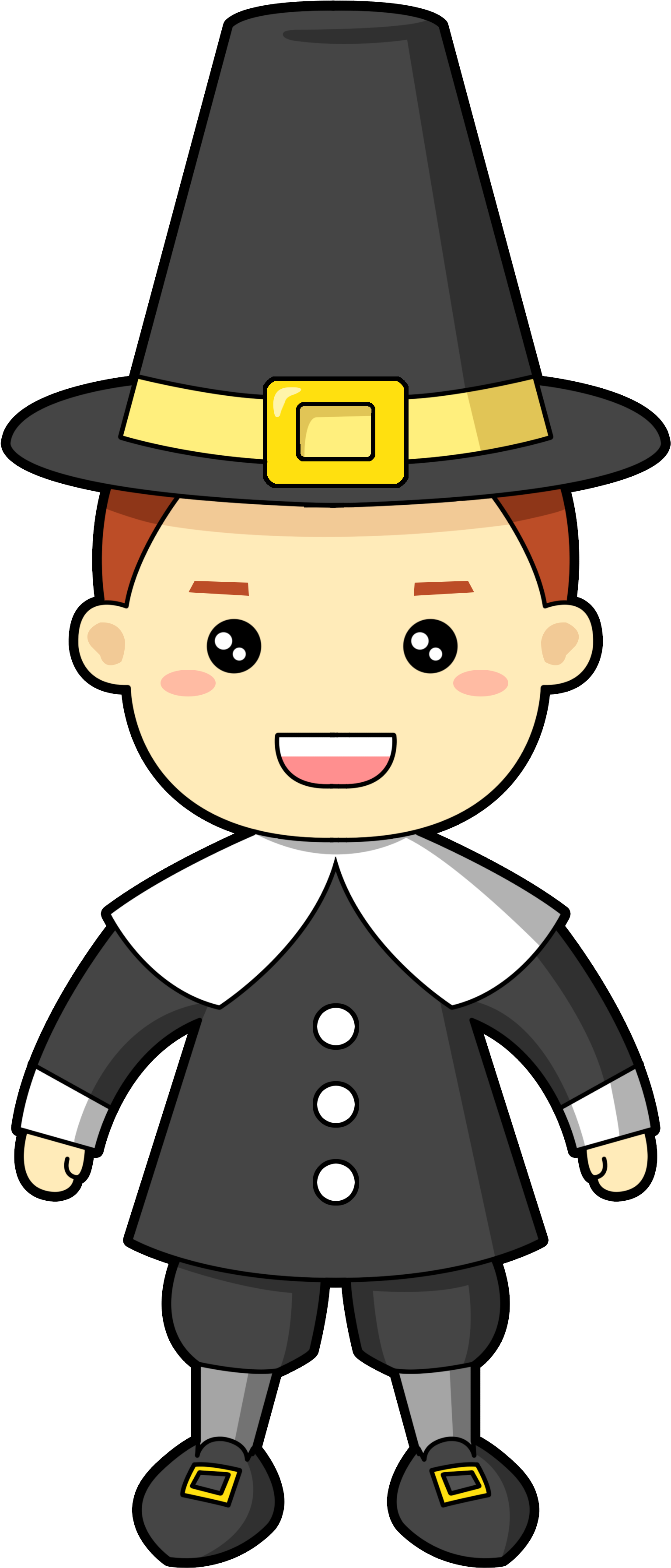28 Collection Of Pilgrim Clipart Png - Pilgrim Clipart Transparent Png (1534x3582), Png Download