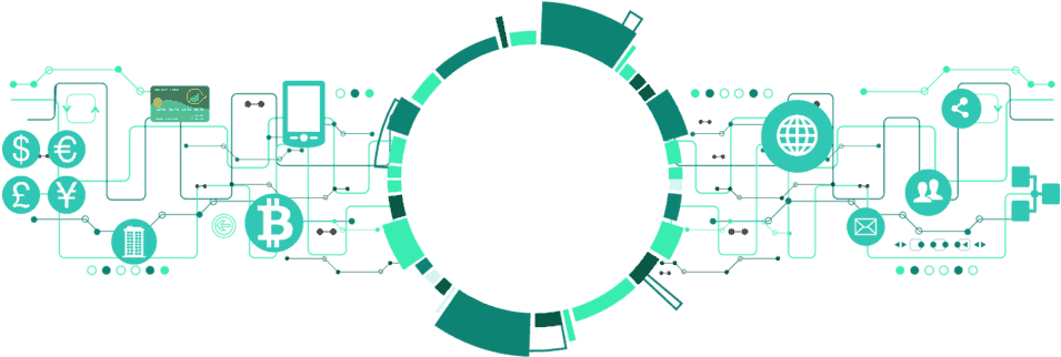 Decentralized Offering Initial Blockchain Cryptocurrency Clipart (1000x391), Png Download