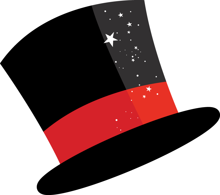 Magician Clipart Cap - Magician Hat Clipart - Png Download (902x799), Png Download