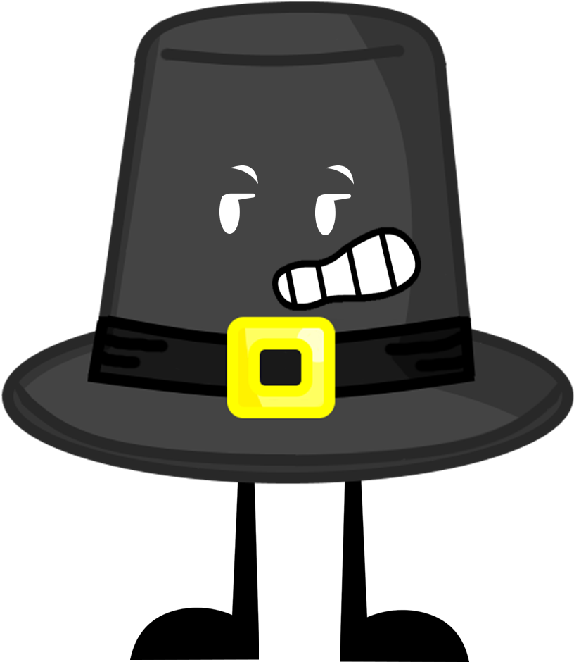 Cutiesunflower Wiki - Hat Pilgrim Clipart Cartoon - Png Download (841x968), Png Download