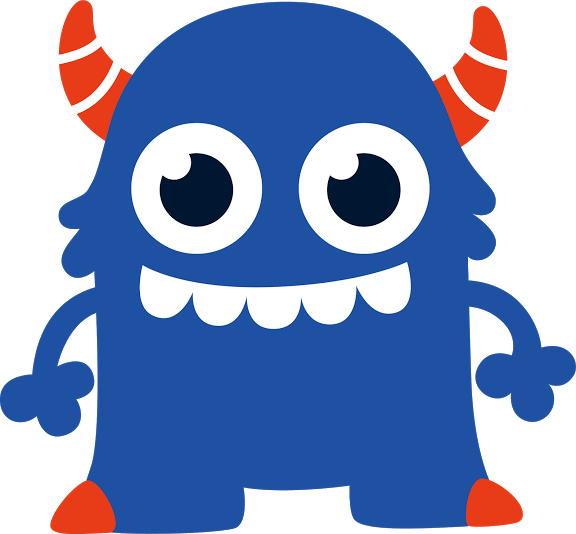 Little Monster Png Clipart (576x534), Png Download