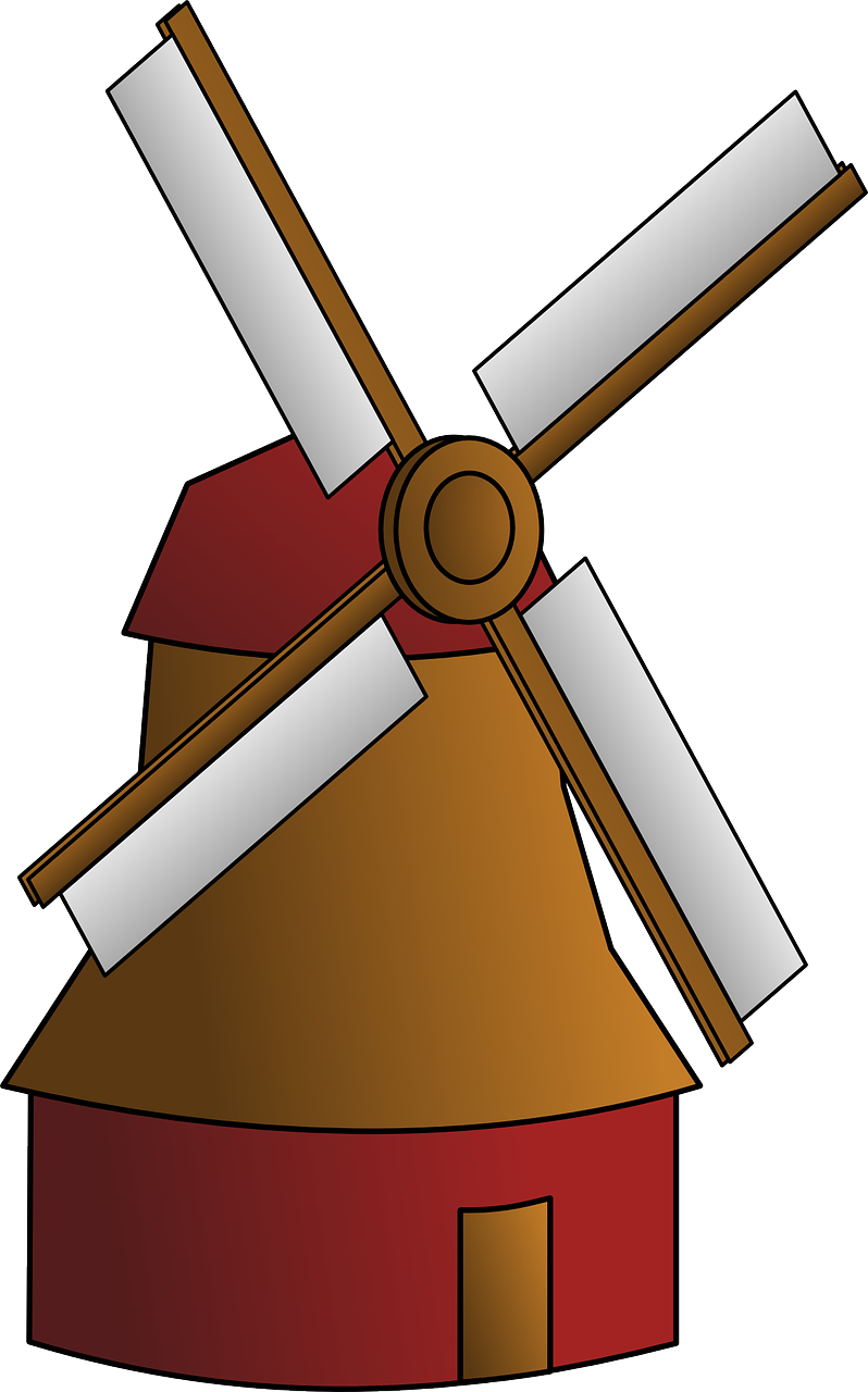 Windmill Clipart - Png Download (798x1280), Png Download