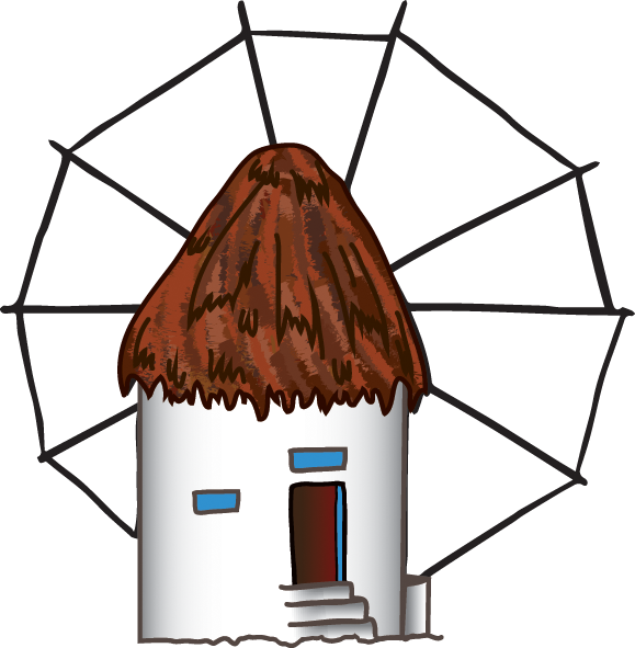 Svg Library Library Mykonos Cartoon Clip Art Others - Clipart Mykonos - Png Download (579x591), Png Download