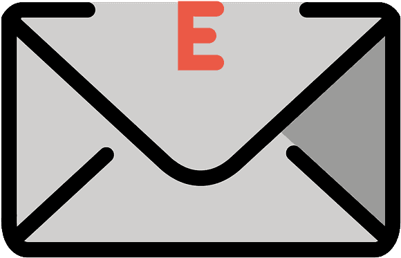 E-mail Emoji Clipart - Email Icon Png Blue Transparent Png (800x800), Png Download