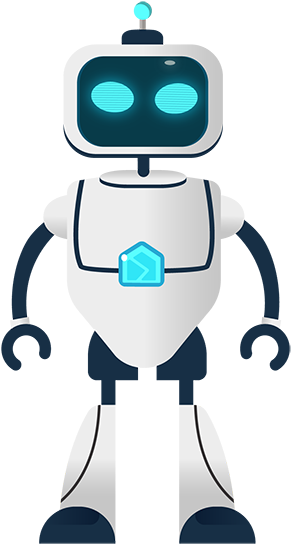 Giles - Robot Clipart (2187x600), Png Download