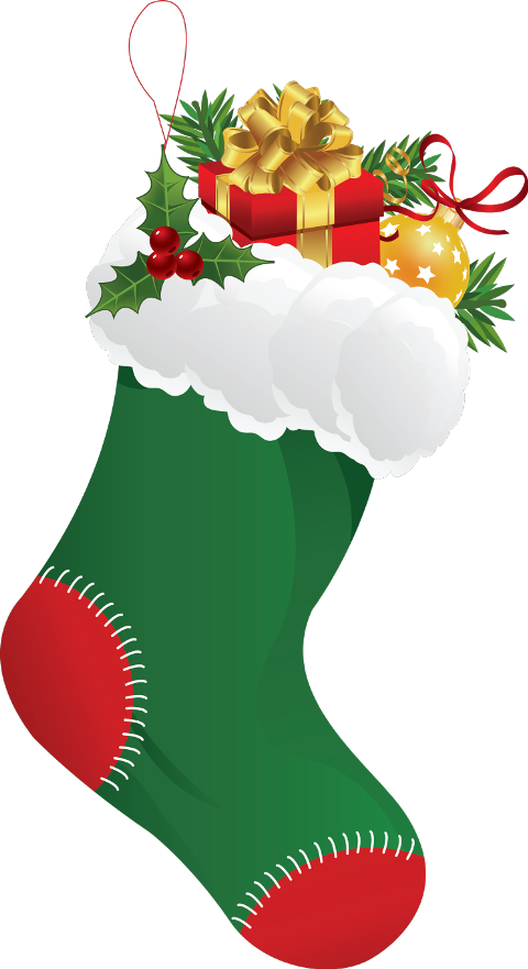 Clip Art Christmas Socks - Png Download (480x881), Png Download