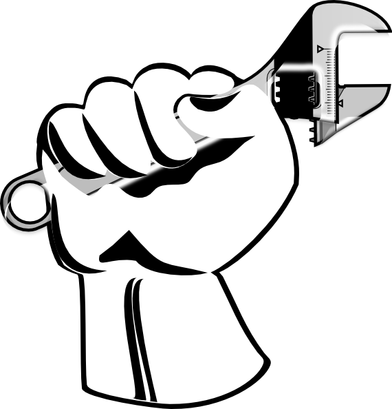 Workers Clipart Maintenance Worker - Labour Day Hand Png Transparent Png (570x594), Png Download