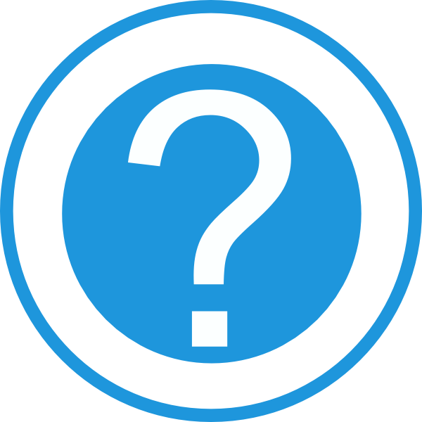 Blue Question Mark Clip Art At Clker - Blue Red Question Mark Icon Png Transparent Png (600x600), Png Download